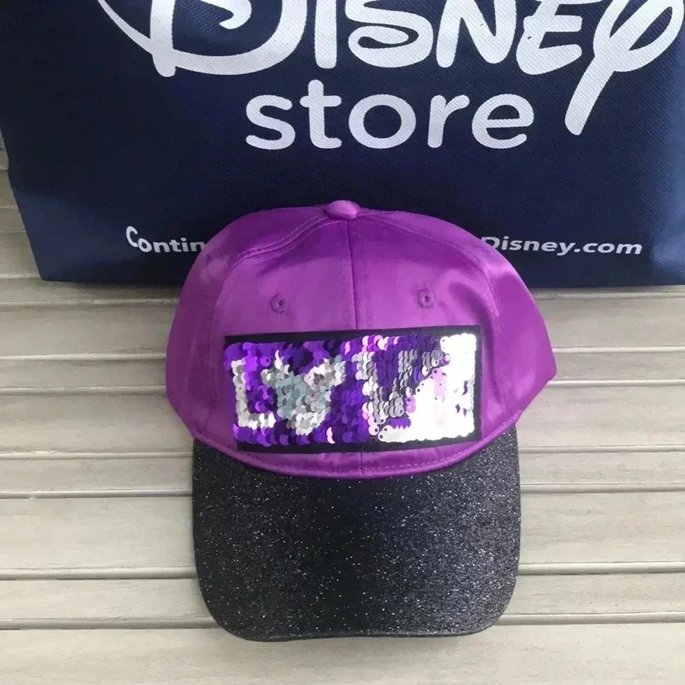 Disney Parks Mickey Purple Sequins Cap